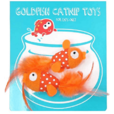 Pet Brands Goldfish catnip toy set χρυσόψαρα παιχνίδι 5 x 3cm