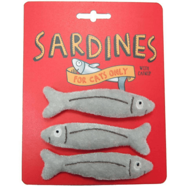 Pet Brands sardine catnip toy set παιχνίδι σαρδέλες για την γάτα σας 10 x 2cm Pet Brands sardine catnip toy set παιχνίδι σαρδέλες για την γάτα σας 10 x 2cm