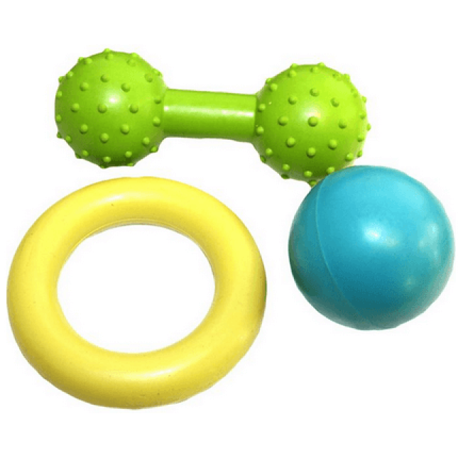 Happypet little rascals 3pc rubber multi pack,μασώμενο για ούλα & δόντια Happypet little rascals 3pc rubber multi pack,μασώμενο για ούλα & δόντια