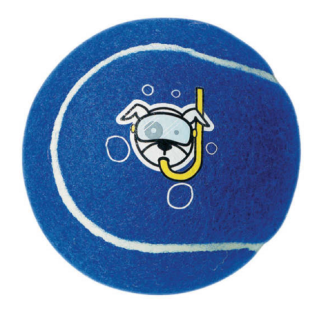 Παιχνίδι σκύλου molecules tennis blue
