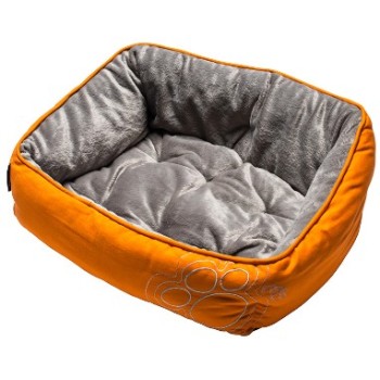 Rogz Κρεβατάκι Σκύλου Luna Orange Paw Small Rogz Κρεβατάκι Σκύλου Luna Orange Paw Small