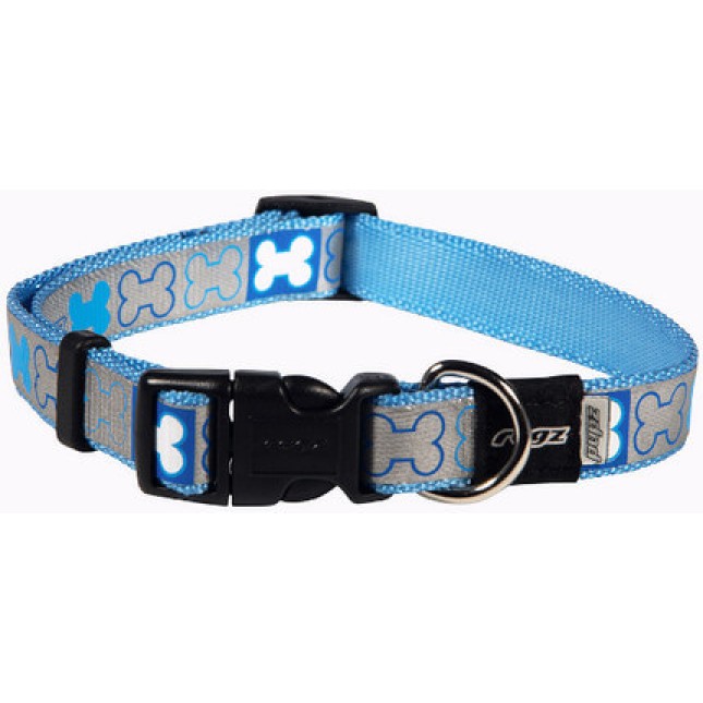 Rogz περιλαίμιο puppy Reflecto blue Xsmall 14?21cm Rogz περιλαίμιο puppy Reflecto blue Xsmall 14?21cm