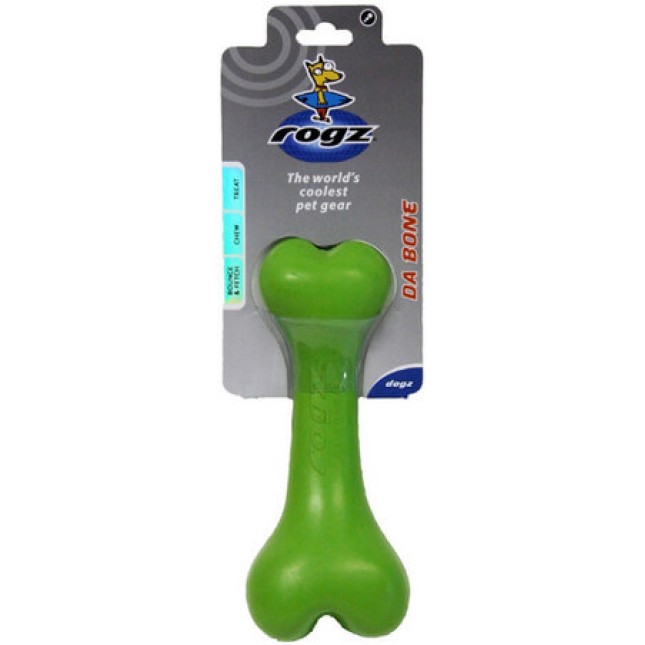 Rogz παιχνίδι σκύλου DA?Bone small πράσινο 95mm Rogz παιχνίδι σκύλου DA?Bone small πράσινο 95mm