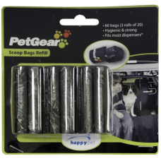 Happypet petgear scoop σακούλες αναπλήρωσης υγιεινής
