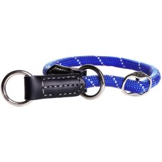 Rogz dogz περιλαίμιο πνίχτης Rope check collar μπλέ medium 30x35cm/9mm