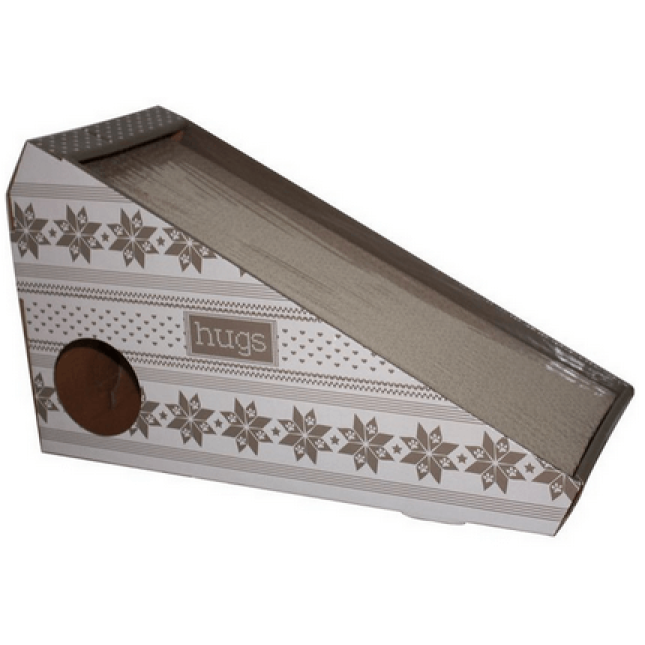 Happypet hugs cardboard cat scratch ramp with catnip,μικρό ονυχοδρόμειο