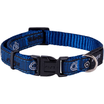 Rogz dogz περιλαίμιο σκύλου Fancy dress side release collar Navy Paw Medium Rogz dogz περιλαίμιο σκύλου Fancy dress side release collar Navy Paw Medium