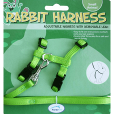 Happypet rabbit harness & lead set,σαμαράκι για τρωκτικά