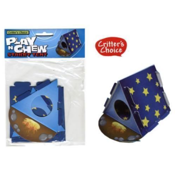 Critter's Choice cardboard chew-starry tent Critter's Choice cardboard chew-starry tent