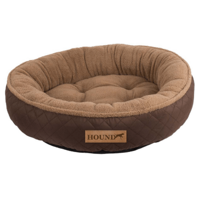 Pet Brands Hound donut κρεβάτι στρογγυλό σε καφέ χρώμα
