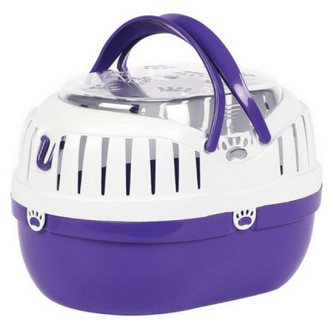 Happypet small animal μωβ carrier,μεταφορέας μικρών ζώων