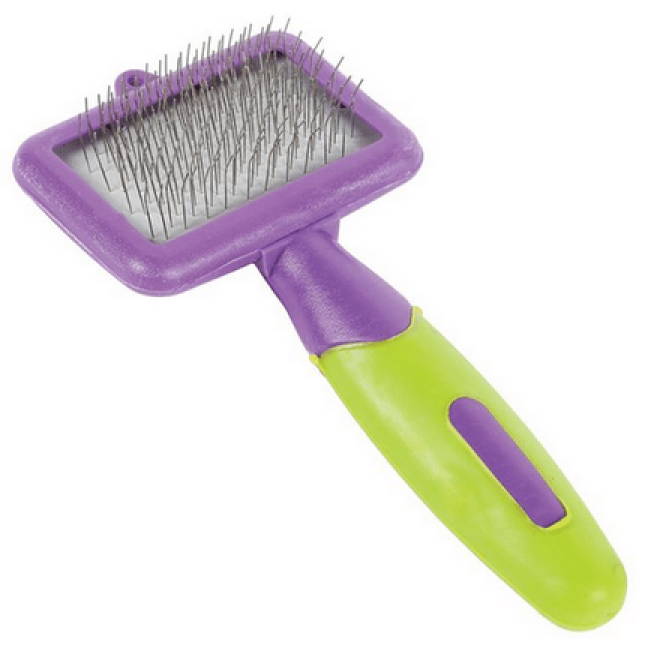 Happypet small animal slicker brush μικρή βούρτσα καλλωπισμού μικρών ζώων