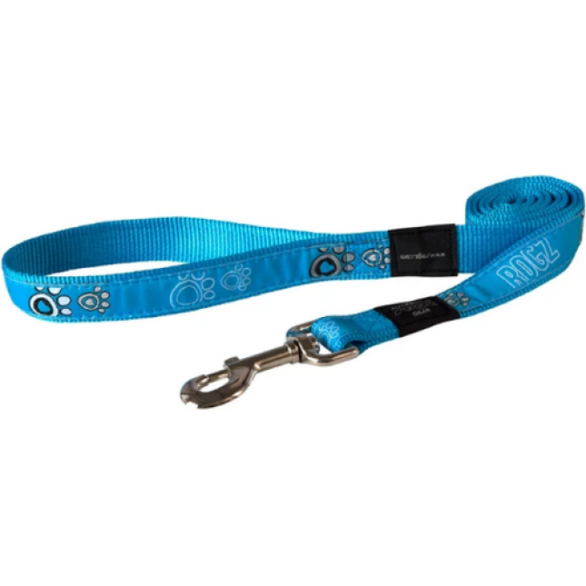 Rogz dogz Οδηγός Σκύλου Fancy dress fixed lead Τιρκουάζ Paws XLarge Rogz dogz Οδηγός Σκύλου Fancy dress fixed lead Τιρκουάζ Paws XLarge
