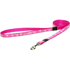Rogz dogz Οδηγός Σκύλου Fancy dress fixed lead ροζ Paw σε ιμάντα υψηλής ποιότητας και αντοχής Rogz dogz Οδηγός Σκύλου Fancy dress fixed lead ροζ Paw σε ιμάντα υψηλής ποιότητας και αντοχής