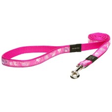 Rogz dogz Οδηγός Σκύλου Fancy dress fixed lead Ροζ Paw Small Rogz dogz Οδηγός Σκύλου Fancy dress fixed lead Ροζ Paw Small