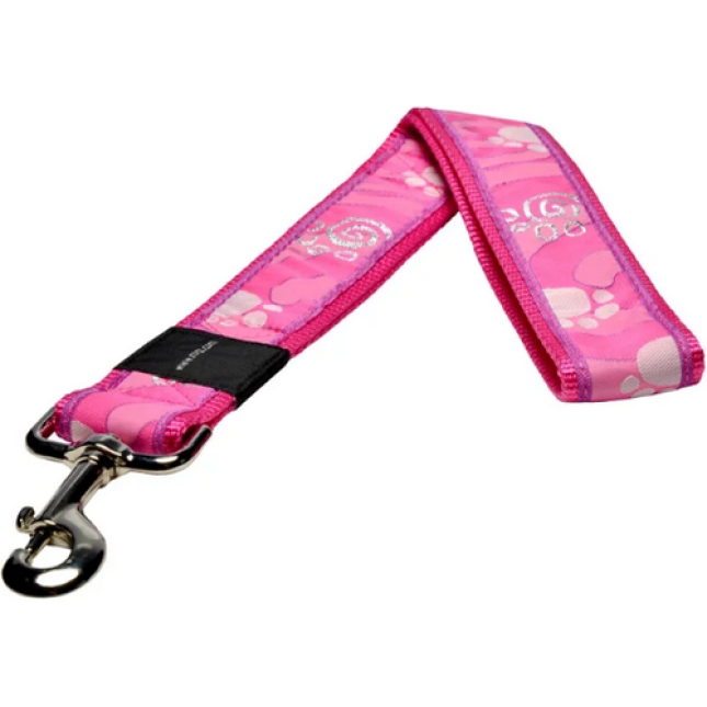 Rogz dogz Οδηγός Σκύλου Fancy dress fixed lead ροζ Paw XXLarge Rogz dogz Οδηγός Σκύλου Fancy dress fixed lead ροζ Paw XXLarge
