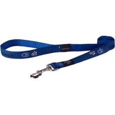 Rogz dogz Οδηγός Σκύλου Fancy dress fixed lead Navy Paw Large Rogz dogz Οδηγός Σκύλου Fancy dress fixed lead Navy Paw Large
