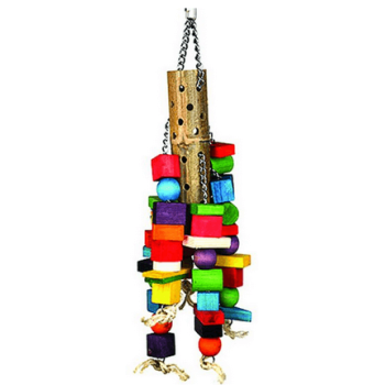 Happypet Bamboo supersize wooden παιχνίδι παπαγάλων Happypet Bamboo supersize wooden παιχνίδι παπαγάλων