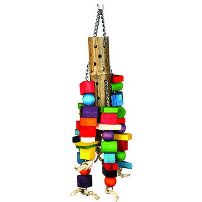 Happypet Bamboo supersize wooden παιχνίδι παπαγάλων Happypet Bamboo supersize wooden παιχνίδι παπαγάλων