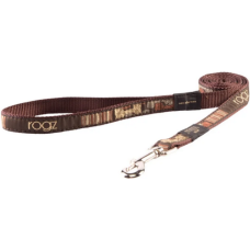 Rogz dogz Οδηγός Σκύλου Fancy dress fixed lead Mocha Bone Large Rogz dogz Οδηγός Σκύλου Fancy dress fixed lead Mocha Bone Large
