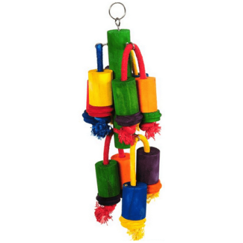 Happypet playtime (multiwood 3) bird toy,ξύλινο παιχνίδι για ωδικά