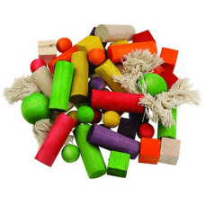 Happypet Wooden play blocks παιχνίδι παπαγάλων Happypet Wooden play blocks παιχνίδι παπαγάλων