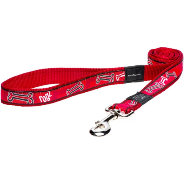 Rogz dogz Οδηγός Σκύλου Fancy dress fixed lead κόκκινο Bone XLarge Rogz dogz Οδηγός Σκύλου Fancy dress fixed lead κόκκινο Bone XLarge