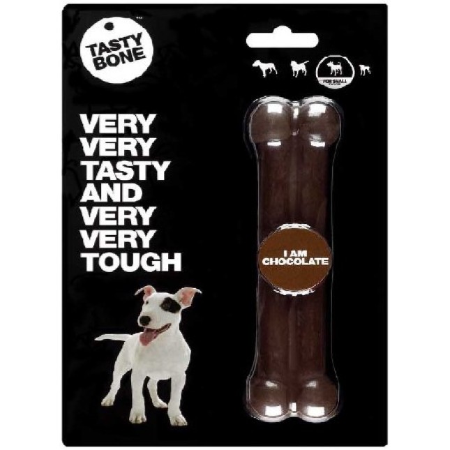Tastybone toy με γεύση σοκολάτας small 15cm Tastybone toy με γεύση σοκολάτας small 15cm