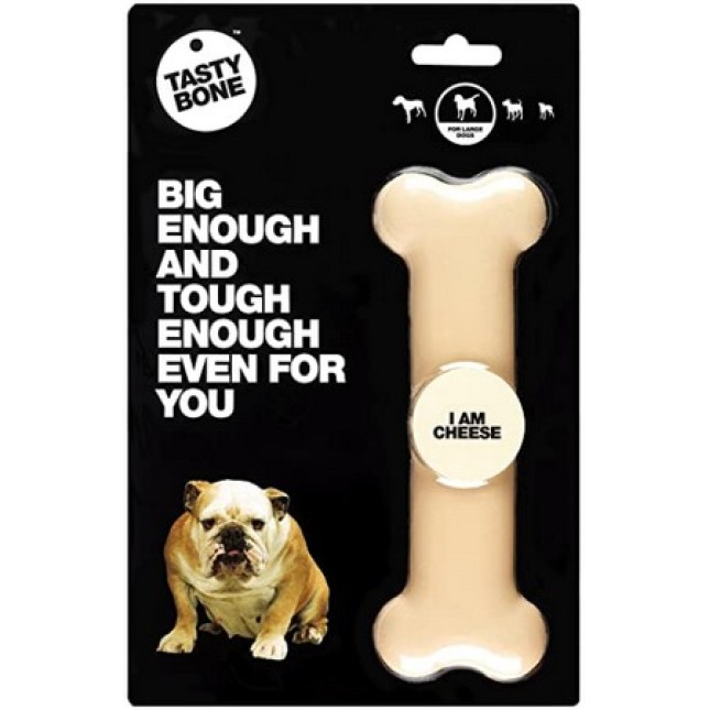 Tastybone toy με γεύση τυριού large 16cm Tastybone toy με γεύση τυριού large 16cm