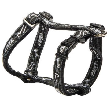 Rogz Σαμαράκι Σκύλου Fancy Black Bone Large Rogz Σαμαράκι Σκύλου Fancy Black Bone Large