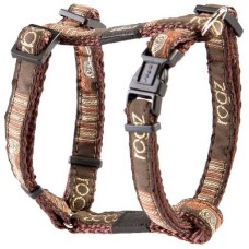 Rogz dogz Σαμαράκι σκύλου Fancy dress H-Harness Mocha Bone Large