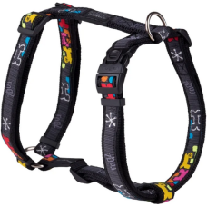 Rogz dogz Σαμαράκι σκύλου Fancy dress H-Harness Multi Bone σε ιμάντα υψηλής ποιότητας και αντοχής Rogz dogz Σαμαράκι σκύλου Fancy dress H-Harness Multi Bone σε ιμάντα υψηλής ποιότητας και αντοχής