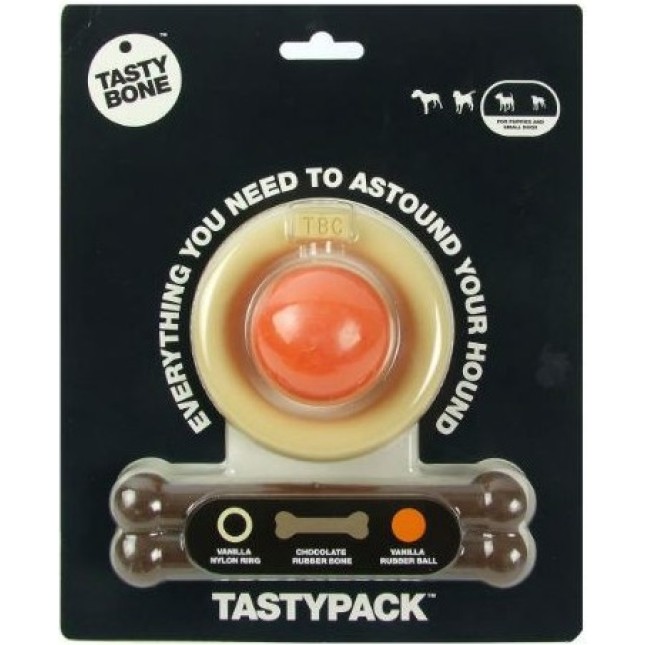 Tastybone πακέτο με τρία συναρπαστικά παιχνίδια για τα δόντια Tastybone πακέτο με τρία συναρπαστικά παιχνίδια για τα δόντια