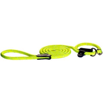 Rogz dogz οδηγός-πνίχτης rope moxon lead κίτρινο με ανακλαστικές ραφές με μια άνετη στρογγυλή λαβή Rogz dogz οδηγός-πνίχτης rope moxon lead κίτρινο με ανακλαστικές ραφές με μια άνετη στρογγυλή λαβή