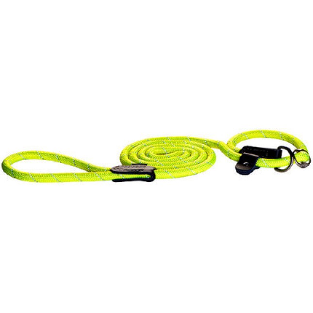 Rogz dogz οδηγός-πνίχτης rope moxon lead κίτρινο με ανακλαστικές ραφές με μια άνετη στρογγυλή λαβή Rogz dogz οδηγός-πνίχτης rope moxon lead κίτρινο με ανακλαστικές ραφές με μια άνετη στρογγυλή λαβή