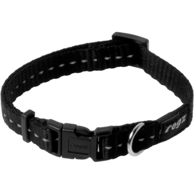 Rogz dogz περιλαίμιο utility side release collar μαύρο με ανακλαστικές ραφές Rogz dogz περιλαίμιο utility side release collar μαύρο με ανακλαστικές ραφές