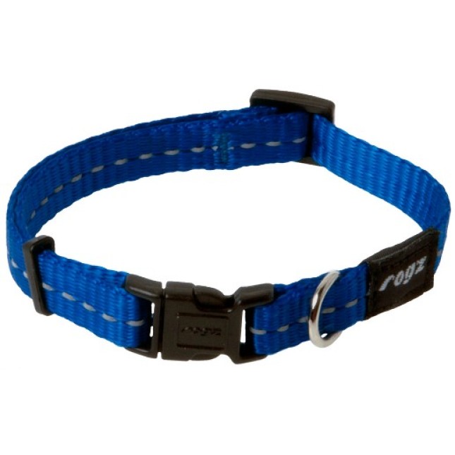Rogz dogz περιλαίμιο utility side release collar Μπλε, με ανακλαστικές ραφές Rogz dogz περιλαίμιο utility side release collar Μπλε, με ανακλαστικές ραφές