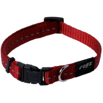 Rogz dogz περιλαίμιο σκύλου utility side release collar κόκκινο, με ανακλαστικές ραφές Rogz dogz περιλαίμιο σκύλου utility side release collar κόκκινο, με ανακλαστικές ραφές