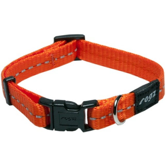 Rogz dogz utility side release collar Πορτοκαλί, με ανακλαστικές ραφές Rogz dogz utility side release collar Πορτοκαλί, με ανακλαστικές ραφές