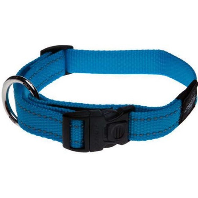 Rogz dogz περιλαίμιο utility side release collar Τιρκουάζ, με ανακλαστικές ραφές Rogz dogz περιλαίμιο utility side release collar Τιρκουάζ, με ανακλαστικές ραφές