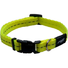 Rogz dogz περιλαίμιο utility side release collar  Κίτρινο, με ανακλαστικές ραφές