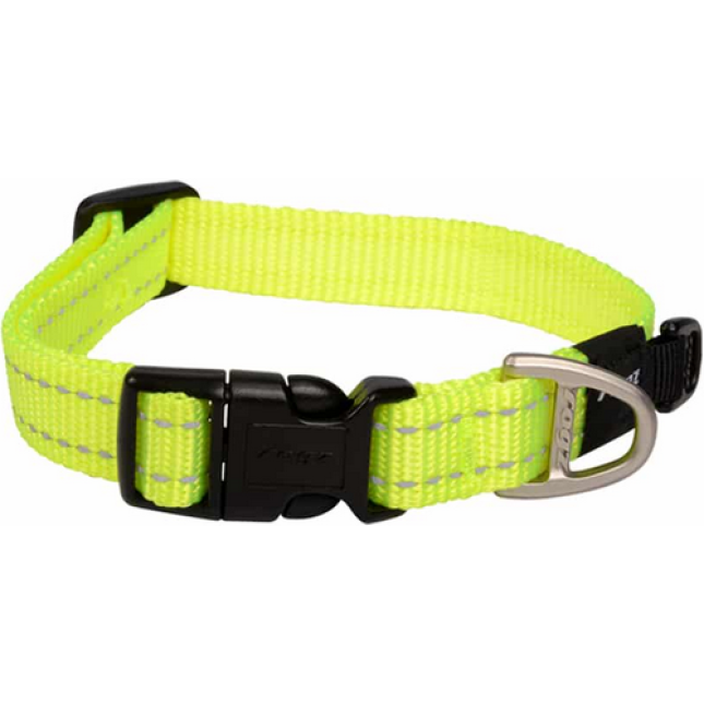 Rogz dogz περιλαίμιο utility side release collar Κίτρινο, με ανακλαστικές ραφές Rogz dogz περιλαίμιο utility side release collar Κίτρινο, με ανακλαστικές ραφές