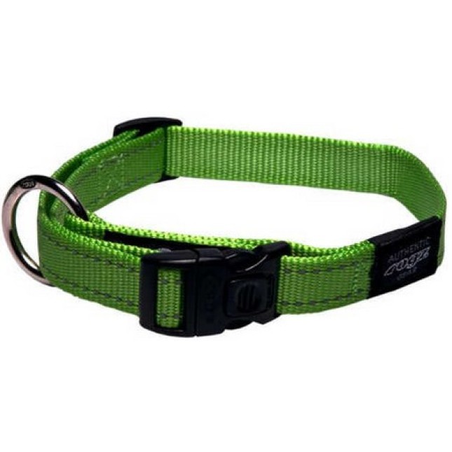 Rogz dogz περιλαίμιο utility side release collar Λαχανί, με ανακλαστικές ραφές Rogz dogz περιλαίμιο utility side release collar Λαχανί, με ανακλαστικές ραφές