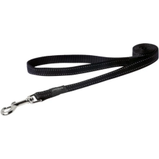 Rogz dogz οδηγός Utility fixed lead μαύρο, με ανακλαστικές ραφές