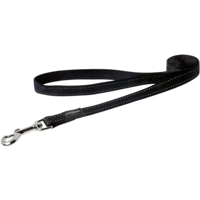 Rogz dogz οδηγός Utility fixed lead μαύρο, με ανακλαστικές ραφές Rogz dogz οδηγός Utility fixed lead μαύρο, με ανακλαστικές ραφές