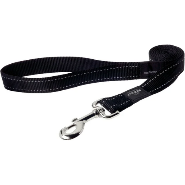 Rogz dogz οδηγός Utility fixed lead μαύρο, με ανακλαστικές ραφές Rogz dogz οδηγός Utility fixed lead μαύρο, με ανακλαστικές ραφές