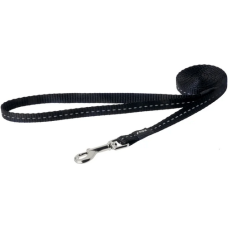 Rogz dogz Ανακλαστικός οδηγός Utility fixed lead μαύρος small 1.8m/11mm Rogz dogz Ανακλαστικός οδηγός Utility fixed lead μαύρος small 1.8m/11mm
