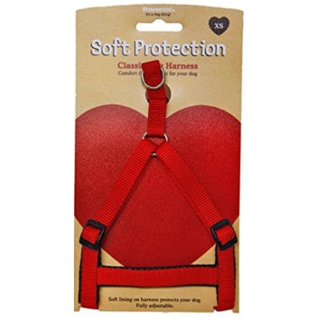 Rosewood soft protection harness xsmall κόκκινο