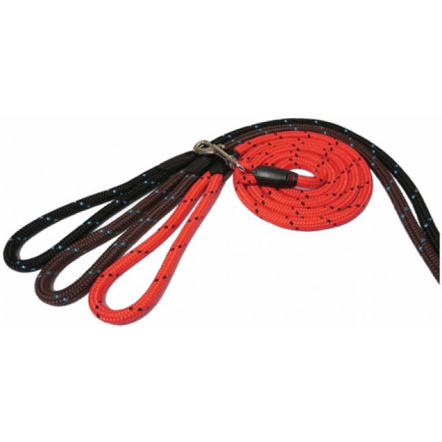 Rosewood Rope Twist Οδηγός 163cm μαύρο/κόκκινο