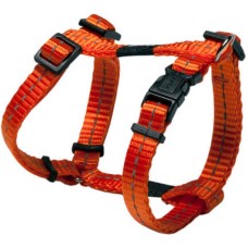 Rogz dogz σαμαράκι utility h-harness Reflective πορτοκαλί small 20x37cm Rogz dogz σαμαράκι utility h-harness Reflective πορτοκαλί small 20x37cm